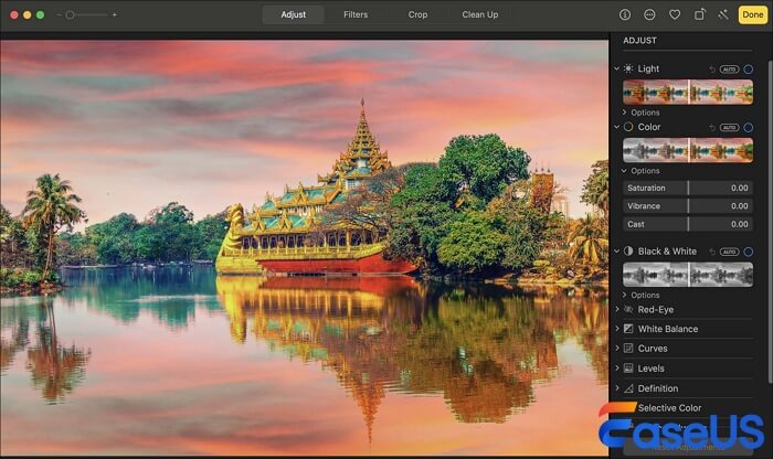 fine tune color adjustments