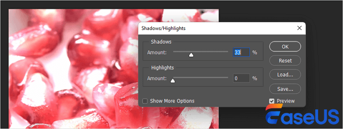 adjust Shadows and Highlights in Photoshop